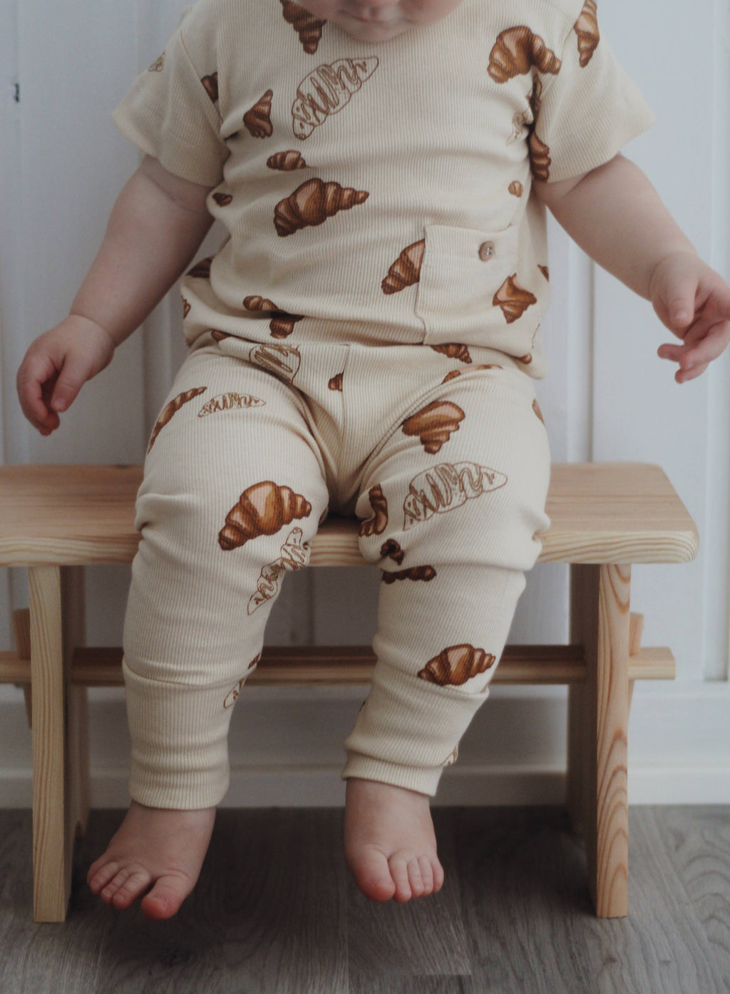 CARLI leggings - Croissant big print