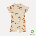 CARLSEN suit kort ærmet - Croissant big print