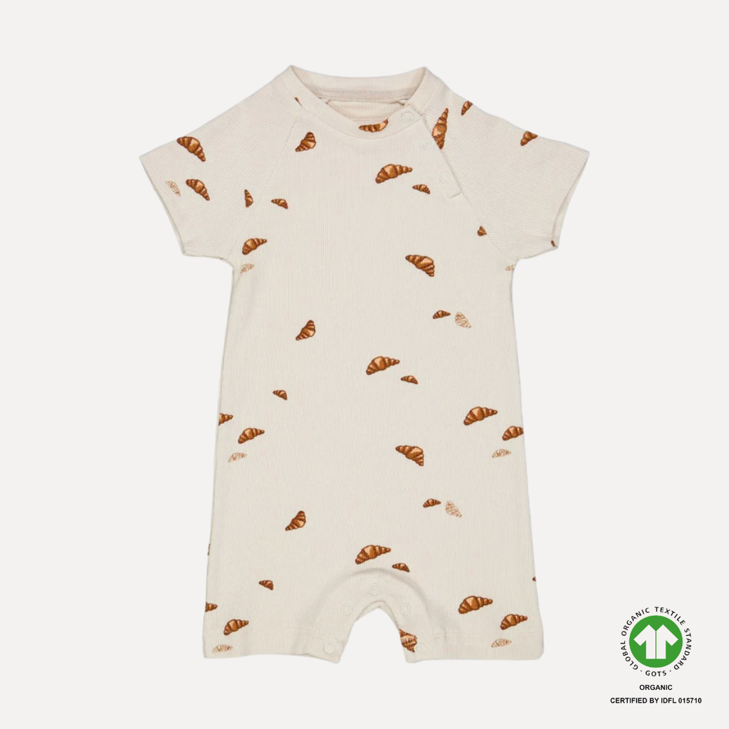 CARLSEN suit  kort ærmet - Croissant mini print